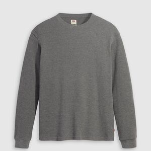 Levi's Men's Charcoal Long Sleeve Tee